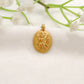 18k Solid Yellow Gold Indian God Hanuman Charm Pendant