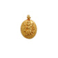 18k Solid Yellow Gold Indian God Hanuman Charm Pendant