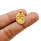 18k Solid Yellow Gold God Ganesha Pendant