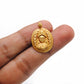 18k Solid Yellow Gold Indian Goddess Charm Pendant