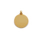 18K Gold Pendant of Indian Goddess Charm Pendant