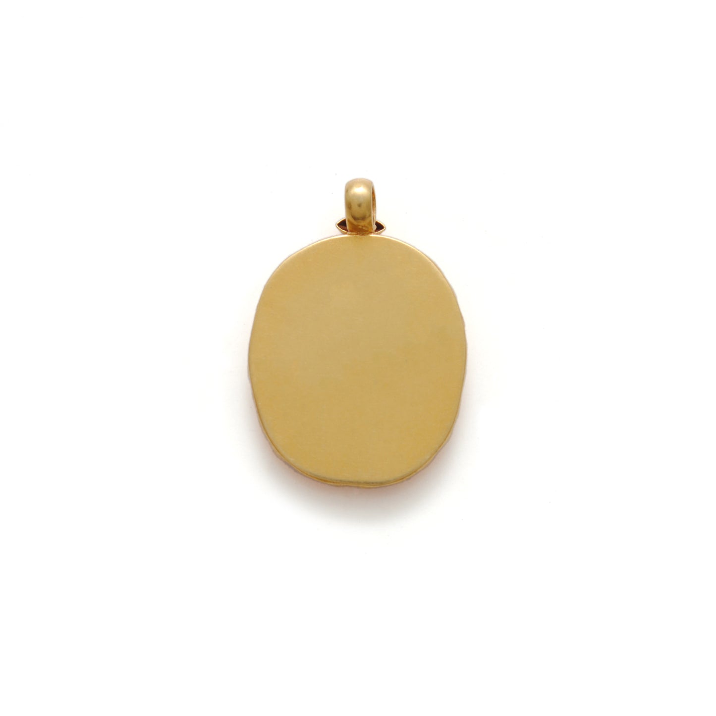 18k Solid Yellow Gold Indian Gold Shiva Charm Pendant