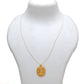 18k Solid Yellow Gold Indian Gold Shiva Charm Pendant
