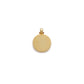 Divine Grace 18K Gold Charm Pendant of Indian Goddess