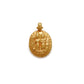 18k Solid Yellow Gold Indian God Charm Pendant