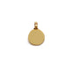 18k Solid Yellow Gold Laxmi Goddess Charm Pendant