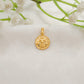 18k Solid Yellow Gold Indian Religion Charm Pendant