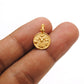 18k Solid Yellow Gold Indian Religion Charm Pendant