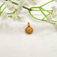 18k Solid Yellow Gold Indian Goddess Charm Pendant