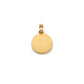 18k Solid Yellow Gold Indian Goddess Charm Pendant