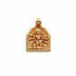 18K Gold Durga Indian Goddess Charm Pendant