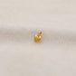 18k Solid Gold Heart Charm Pendant