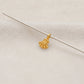 18k Solid Yellow Gold Antique Bail Charm Pendant 9x6mm