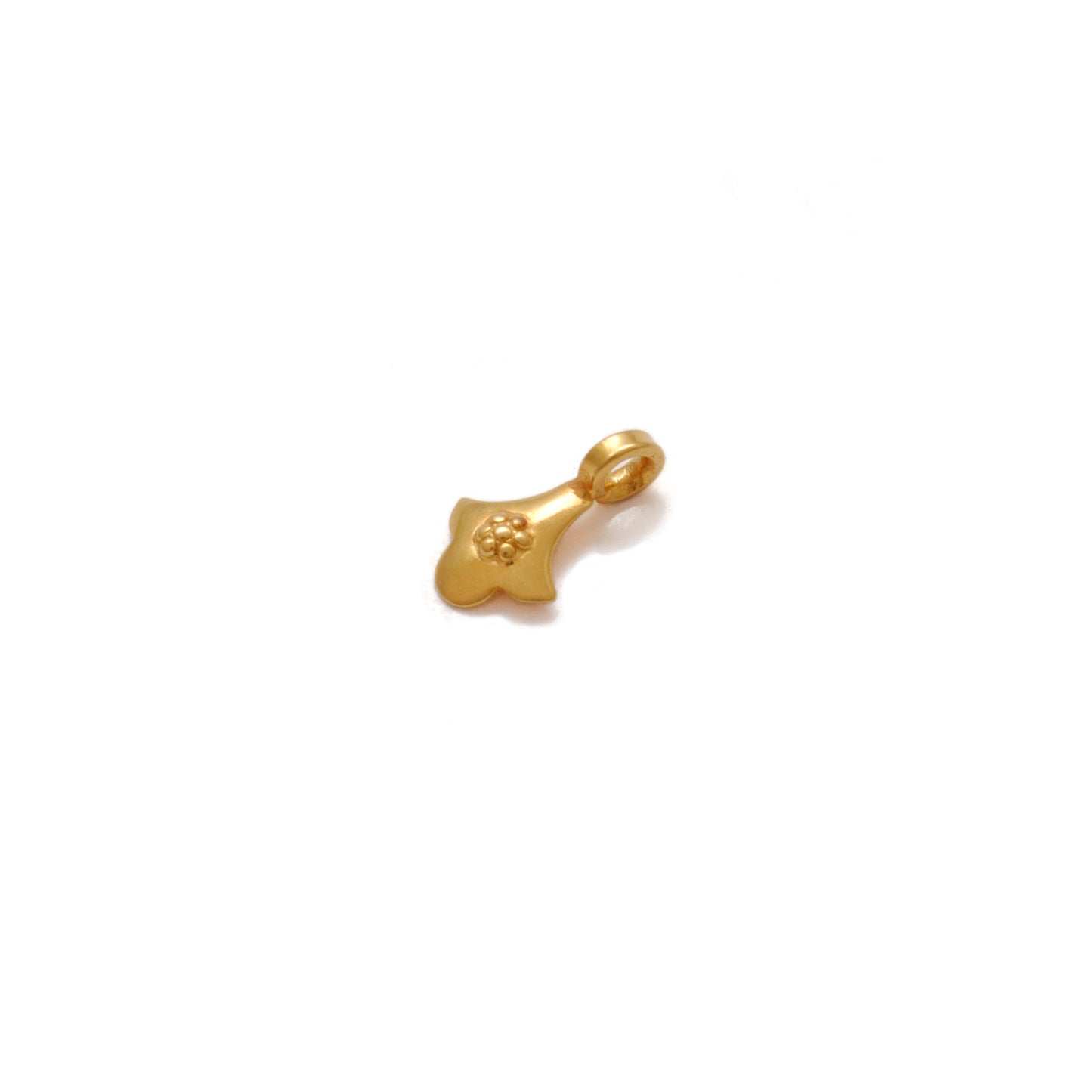 18K Solid Yellow Gold Fancy Charm Jewelry Supplies