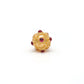 18 Carat Gold Ruby Vintage Ball Spacer Beads-11 mm