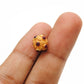 18 Carat Gold Ruby Ball Spacer Beads 9mm