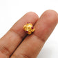 18KTT Gold Gemstone Ball Beads-10X9 mm