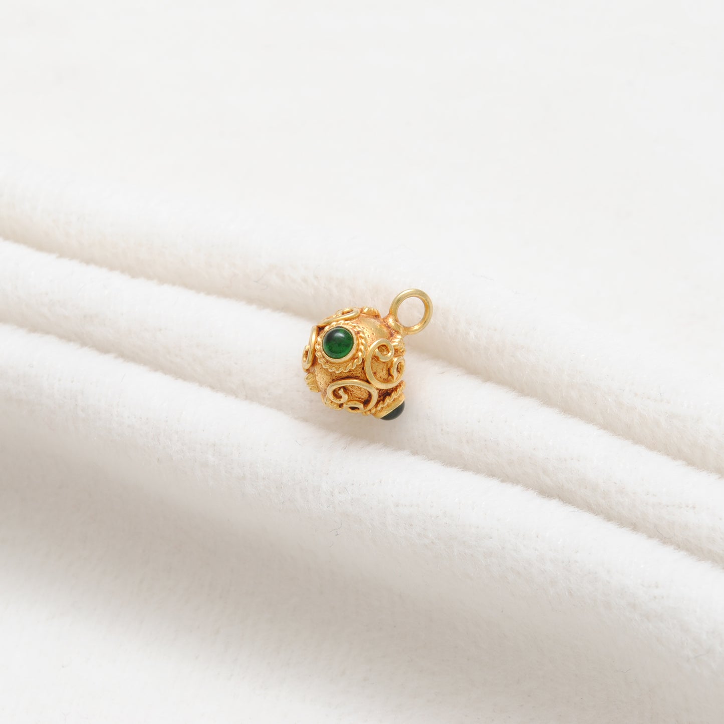 8mm 18k Gold Beads Spacer DIY Craft