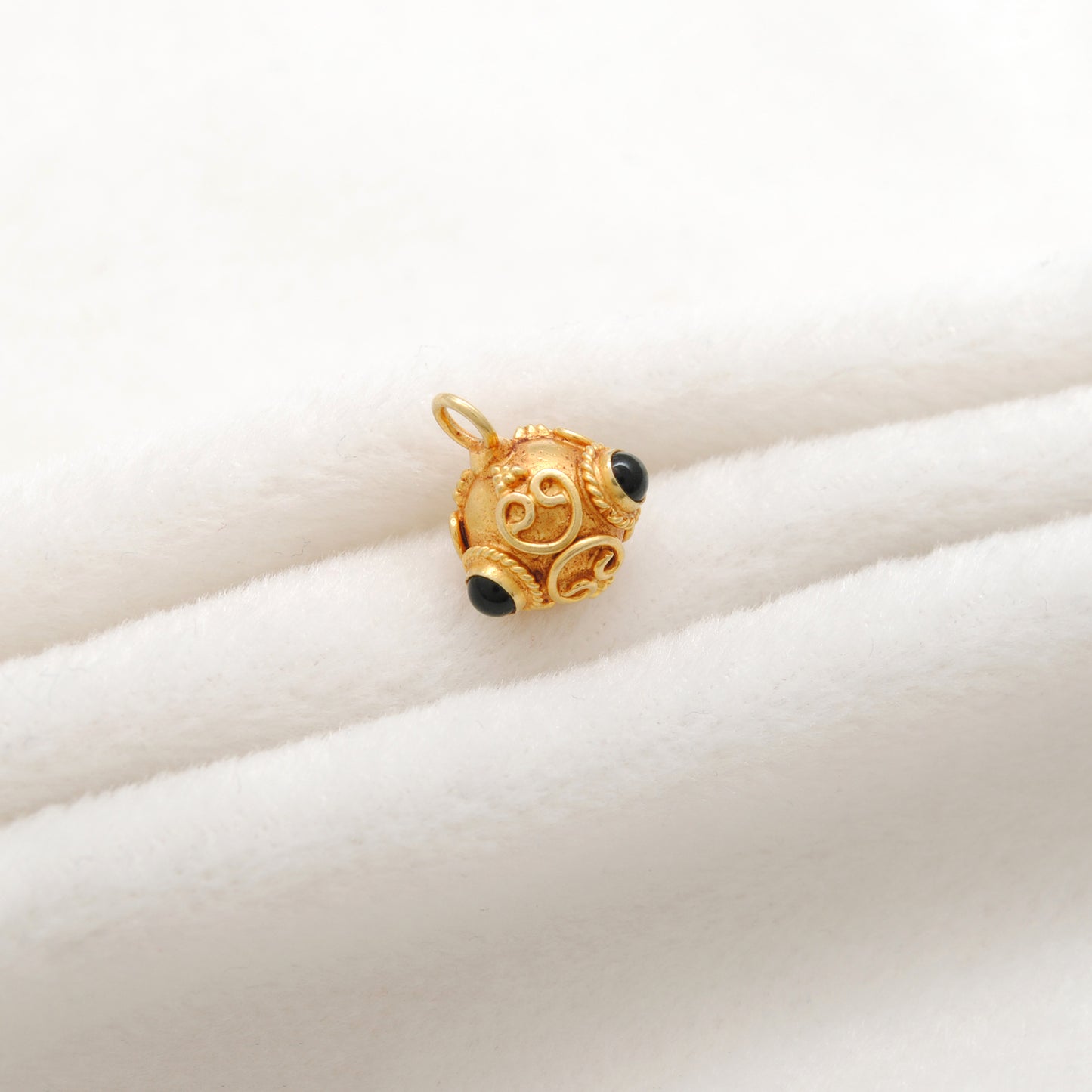 8mm 18k Gold Beads Spacer DIY Craft