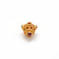 18 Carat Gold Stone Studded fancy Beads 9mm DIY Crafts