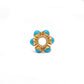 18 Karat Gold Stone Wheel Spacer Bead For Jewelry Use