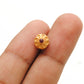 18 Karat Gold Fancy Gemstone Rondelle Spacer Beads 8mm