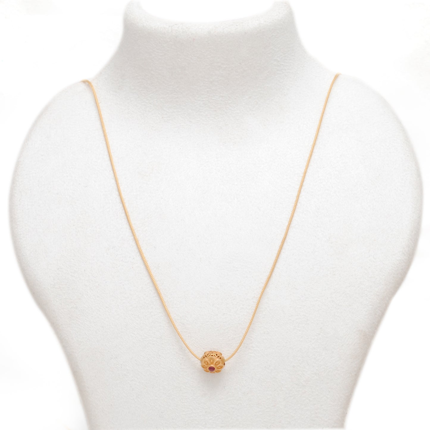 18 Karat Gold Fancy Gemstone Rondelle Spacer Beads 8mm