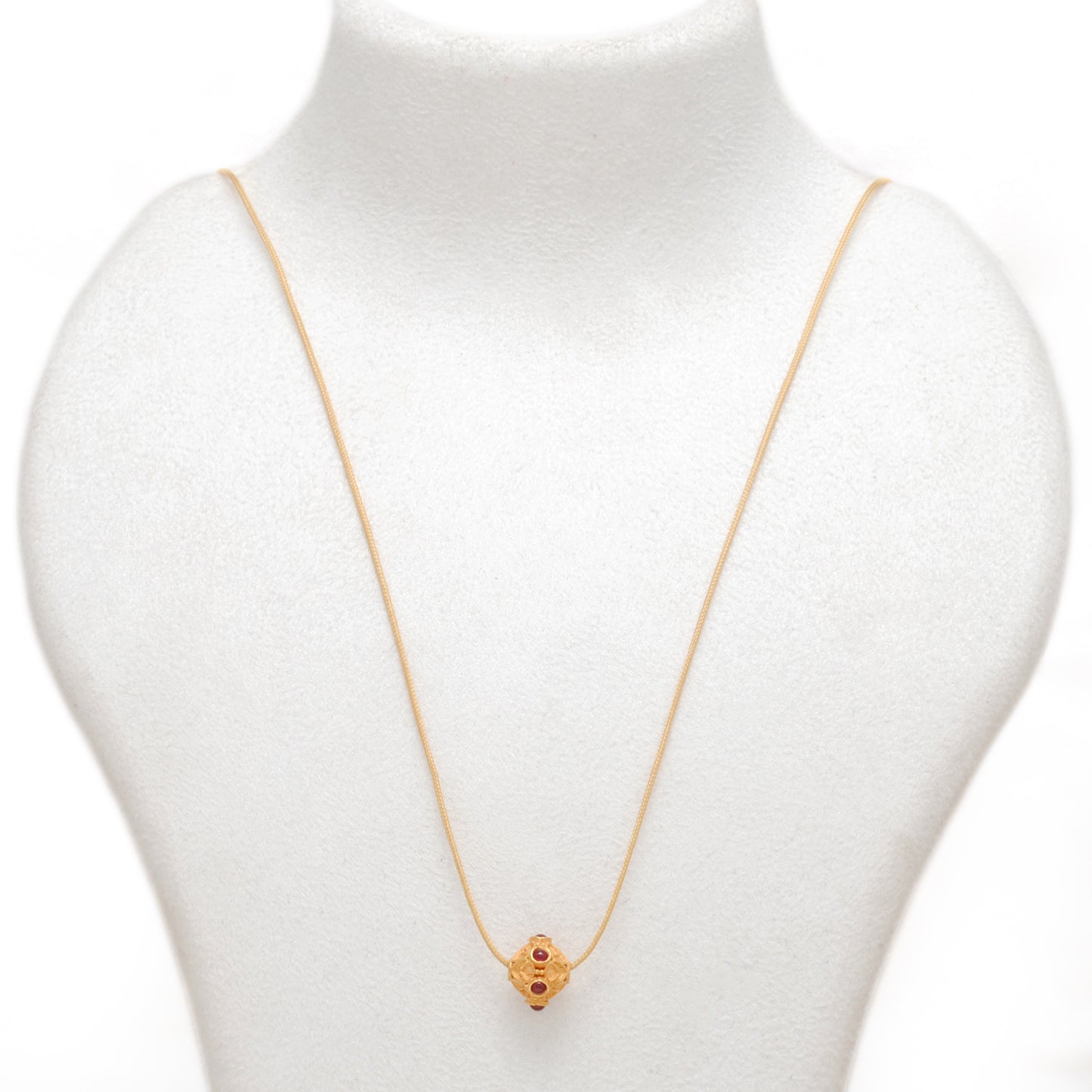 18K Gold Gemstone Rondelle Beads Jewelry Supplies 8.5mm