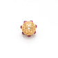 18K Gold Stones Studded Rondelle Beads