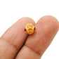18K Gold Rondelle Stone Bead For Jewelry Findings 7mm