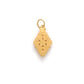 18k Yellow Gold Marquise Style Pendant With Stone Jewelry