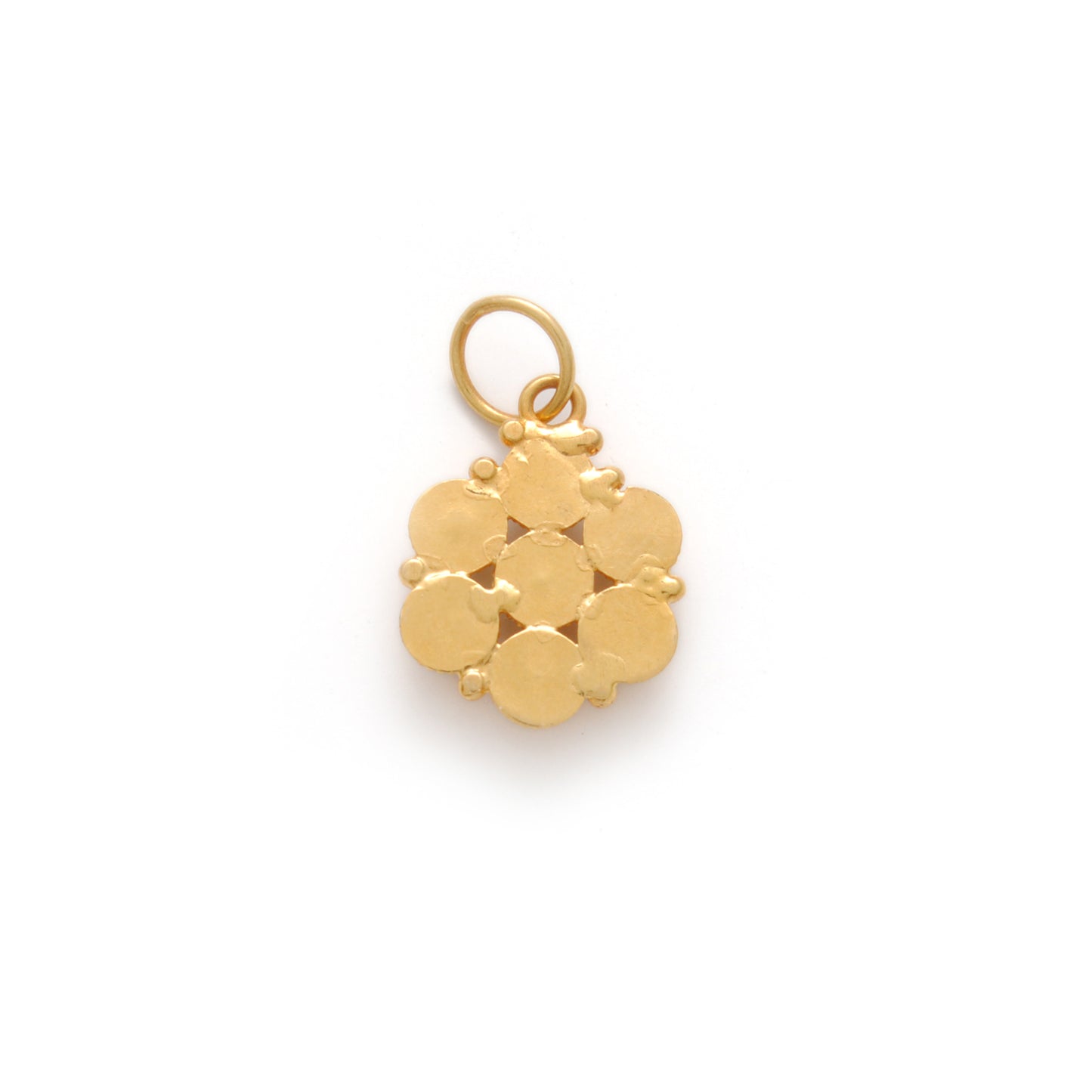 Antique Style 18k Yellow Gold Pendant With Stone