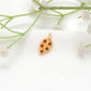 18k Yellow Gold Fancy Stone Studded Charm Pendant 15mm