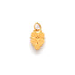 18k Yellow Gold Fancy Stone Studded Charm Pendant 15mm