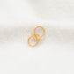 18KT Gold Antique Gem S-Clasp Jewelry Findings 16mm