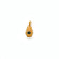 18k Yellow Gold Tear Drop Stone Charm Pendent 7mm