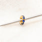 4mm 14k Gold Pave Blue Sapphire Wheel Spacer