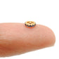 Blue Sapphire 14k Gold Wheel Spacer Finding 5mm