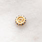 Blue Sapphire 14k Gold Wheel Spacer Finding 5mm