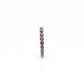 8MM 14k Gold Blue Sapphire Wheel Spacer Findings
