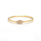 14k Solid Yellow Gold Natural Diamond Minimalist Wedding Ring