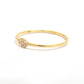 14k Solid Yellow Gold Natural Diamond Solitaire Ring 5 US 