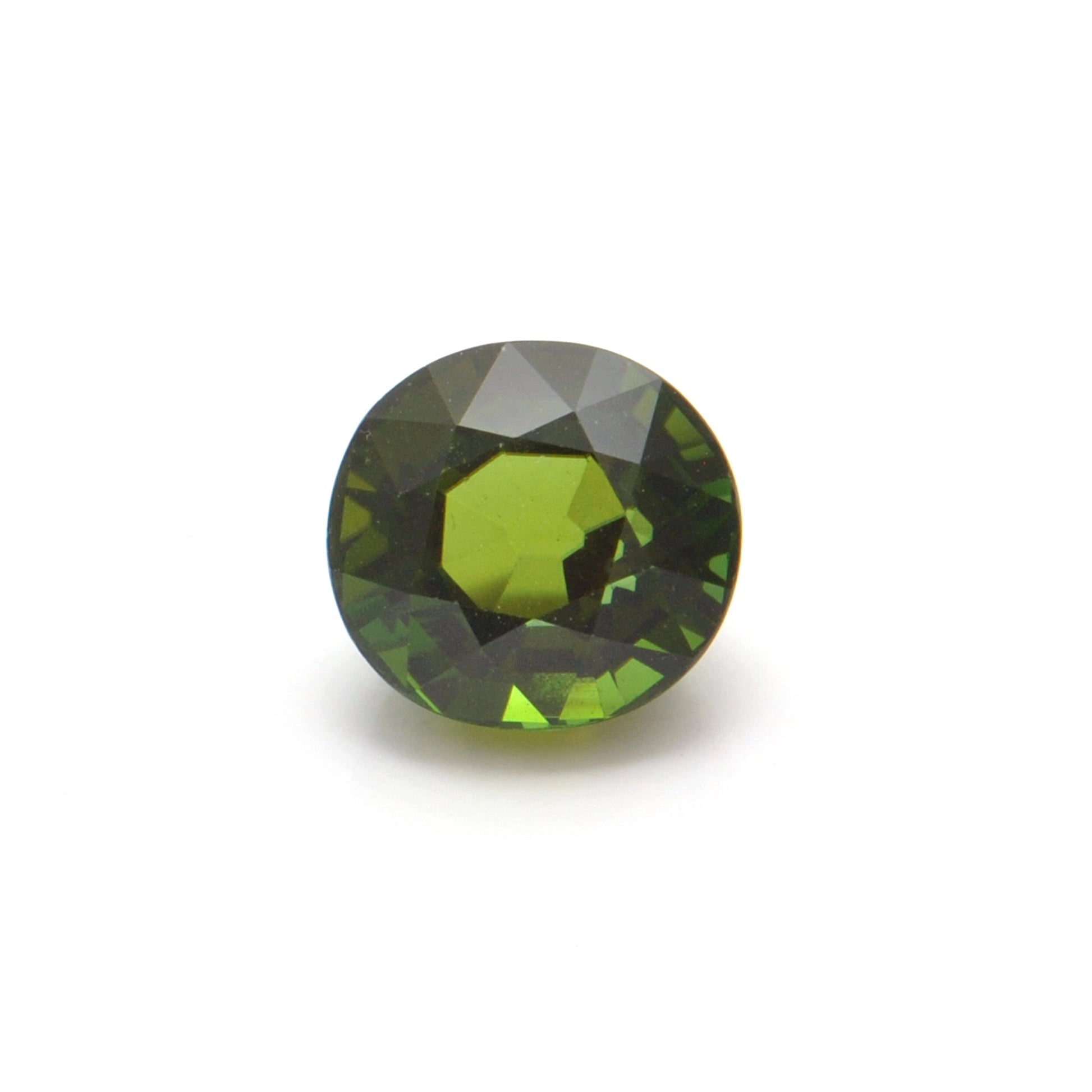SAR Gems Natural African Tourmaline Faceted Oval Gemstone, 4.80 Carat, 9.5x10mm, Vibrant Untreated Beauty