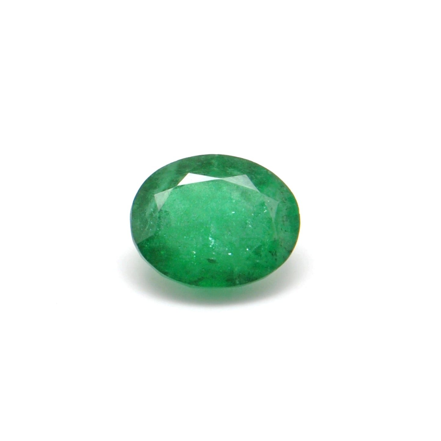 Natural Zambian Emerald 1.90 Carat Oval Faceted Gemstone by SAR Gems