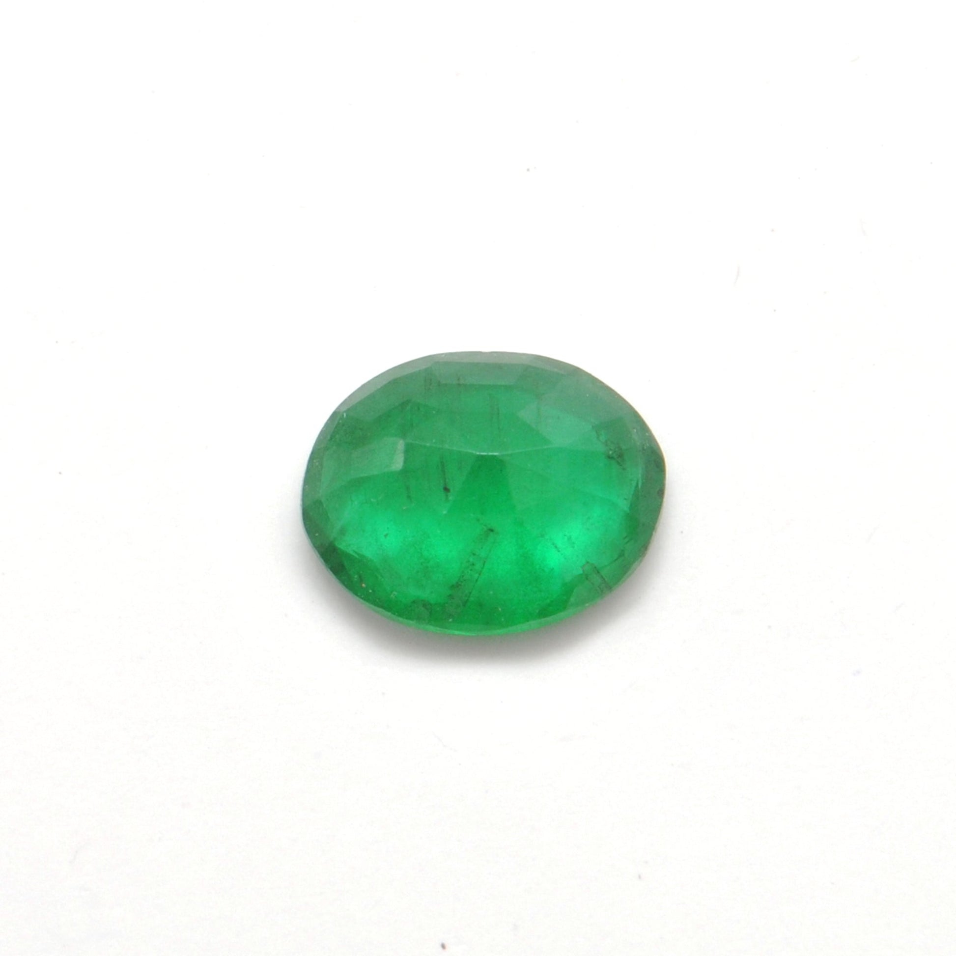 Natural Zambian Emerald 1.40 Carat Oval Faceted by SAR Gems