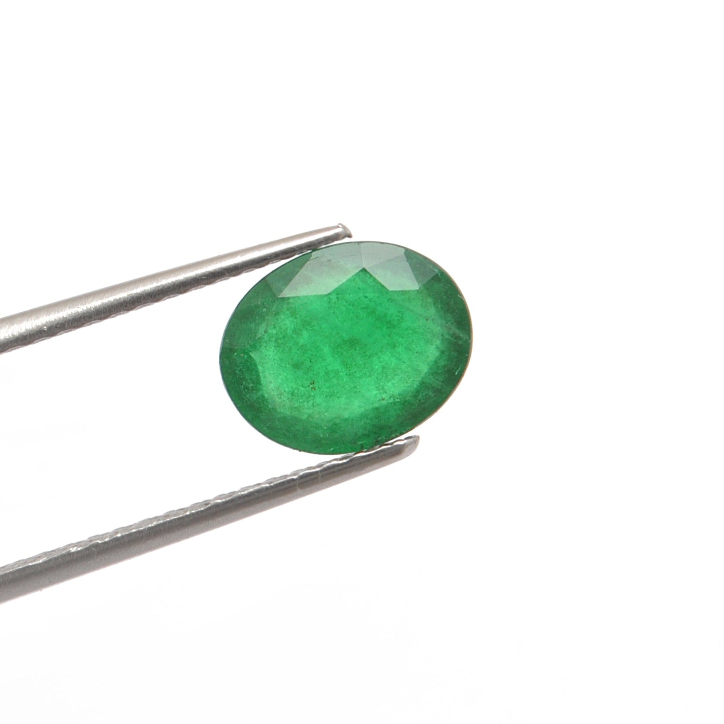 Natural Zambian Emerald 2.20 Carat Oval Faceted by SAR Gems