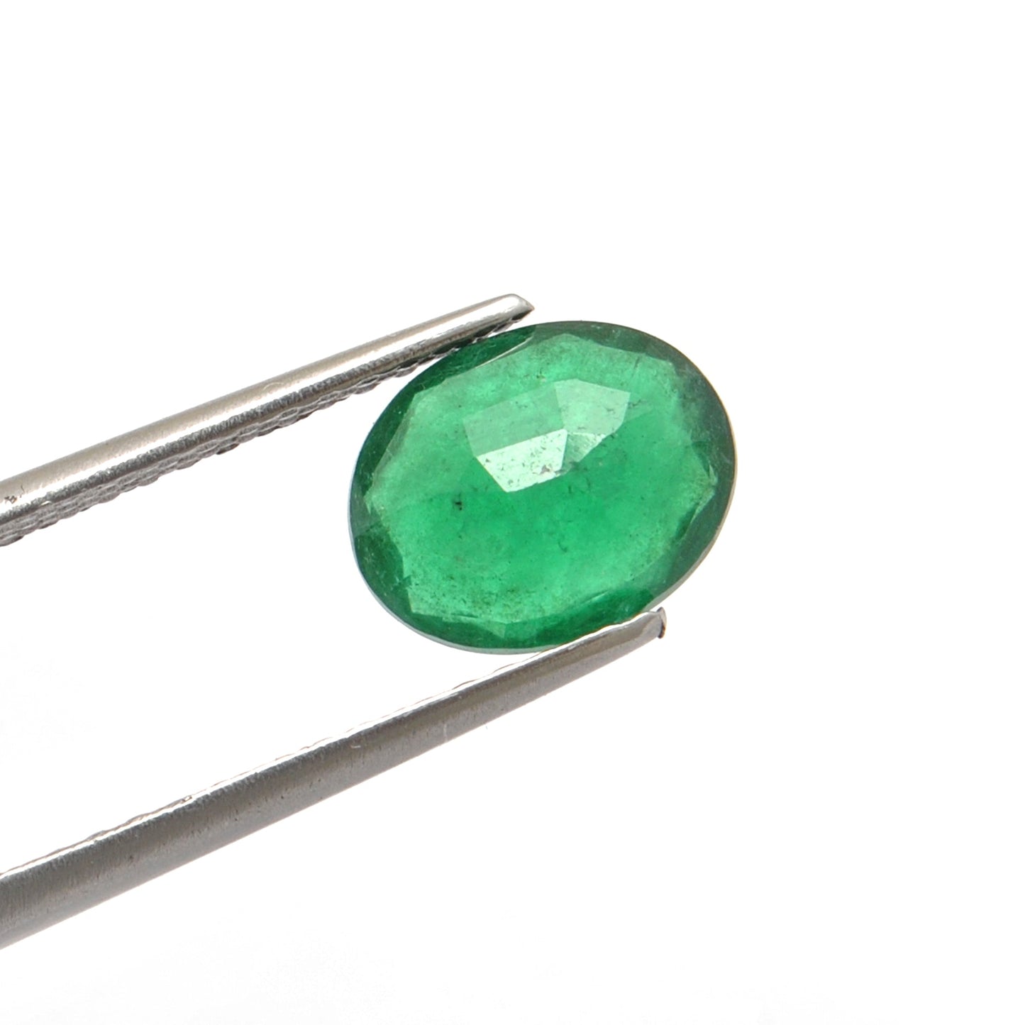 Natural Zambian Emerald 2.20 Carat Oval Faceted by SAR Gems