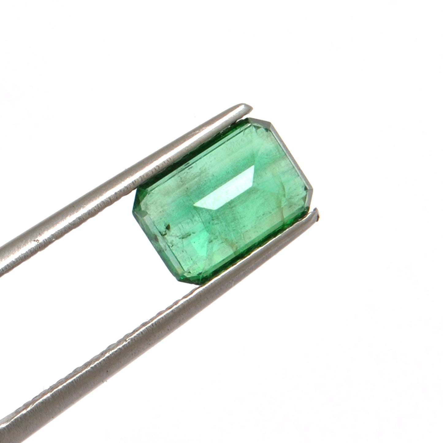1.95 Carat Octagon Cut Natural Zambian Emerald from SAR Gems