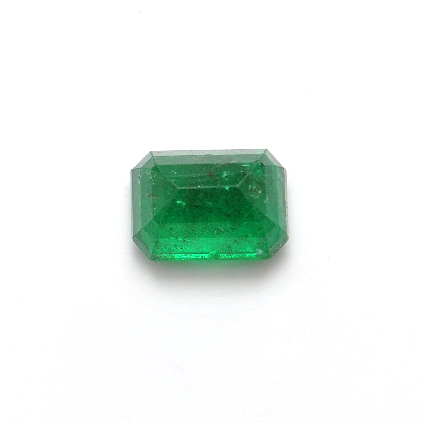 Natural Zambian Emerald 2.5 Carat Octagon Faceted Gemstone by SAR Gems