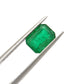 Natural Zambian Emerald 2.5 Carat Octagon Faceted Gemstone by SAR Gems